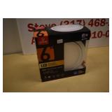 Globe 65w 6" LED Recessed Light Kit