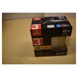 Globe 40w 3" LED Recessed Light Kit