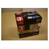 Globe 40w 3" LED Recessed Light Kit