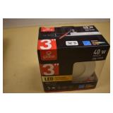 Globe 40w 3" LED Recessed Light Kit