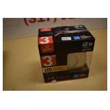 Globe 40w 3" LED Recessed Light Kit