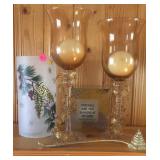 Candle holders and Collectable glass