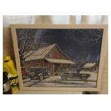 Coca Cola framed print