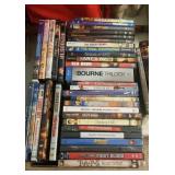 Approximately 40 DVDS