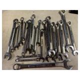 Craftsman open and boxed metric wrenches