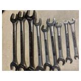 Craftsman 9 pc open end metric wrenches