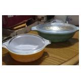 Pyrex & Glasbake covered casseroles