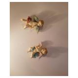 Pair of angel wall art