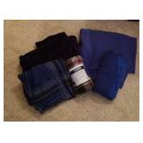 5 fleece throws, 1 new