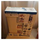 2 leather photo albums, new in box