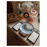 Decor items: Lenox ate, frames, etc.