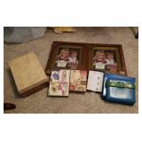 Picture frames, storage boxes, stationary