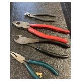 4 pair Pliers