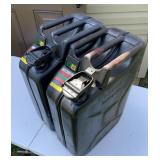 2 Metal Gas cans