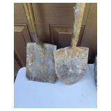 Craftsman spade and Ridgid shovel