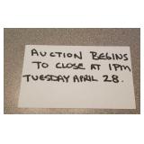 Closing time of auction