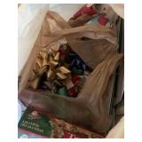 Bag Christmas- bows, boxes, bag, stuffed animals,