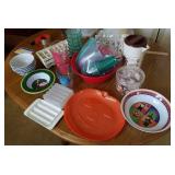 Partyware group: tumblers, serving pieces