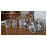 Disney & Rockwell tumblers, Holiday stemware