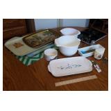 Kitchen items: Pfaltzgraff,  serving items