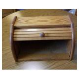 Oak bread box