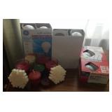 Light bulbs & candles