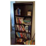 5 shelf book case, no contents