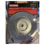 Craftsman 8" wire wheel brush new in package