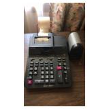 Casio adding machine and pencil sharpener