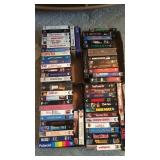 4 boxes of VHS movies