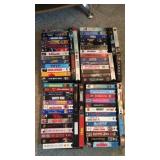 4 boxes of VHS Movies opprox 75
