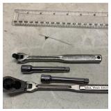 2 Craftsman 1/4" adjustable ratchet drivers