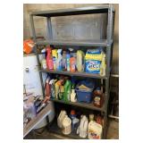 Metal shelf with no contents