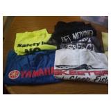 T shirts, gloves, umbrella