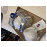 6 respirators and 1 or goggles