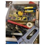 Box misc tools, stapler, wire pliers,