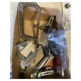 Box tools- C-clamp, brushes, puller