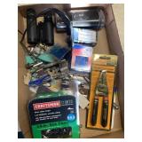 Flat full parts- sunglasses, binoculars, tire