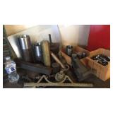 Steel stock and bolts