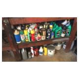 Fluids and oil, paint etc