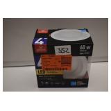 Globe 4" LED Recessed Light Kit