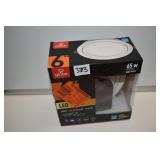 Globe 6" LED Recessed Light Kit