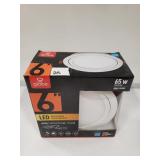 Globe 6" LED recessed kit 65w