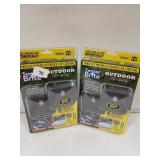 Outdoor LED lighting,  motion detecting 2 pack