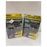 Outdoor LED lighting,  motion detecting 2 pack