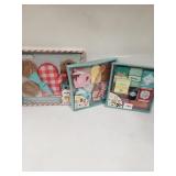 Kids wooden play food 3pk