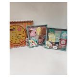 Kids wooden play food 3pk