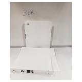 1"- 3 ring binders 3pk