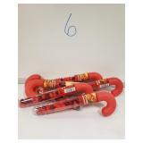 Felt basket of candy 6 pkgs starburst jellybeans