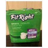 20 Large Fit-Right Briefs - original package